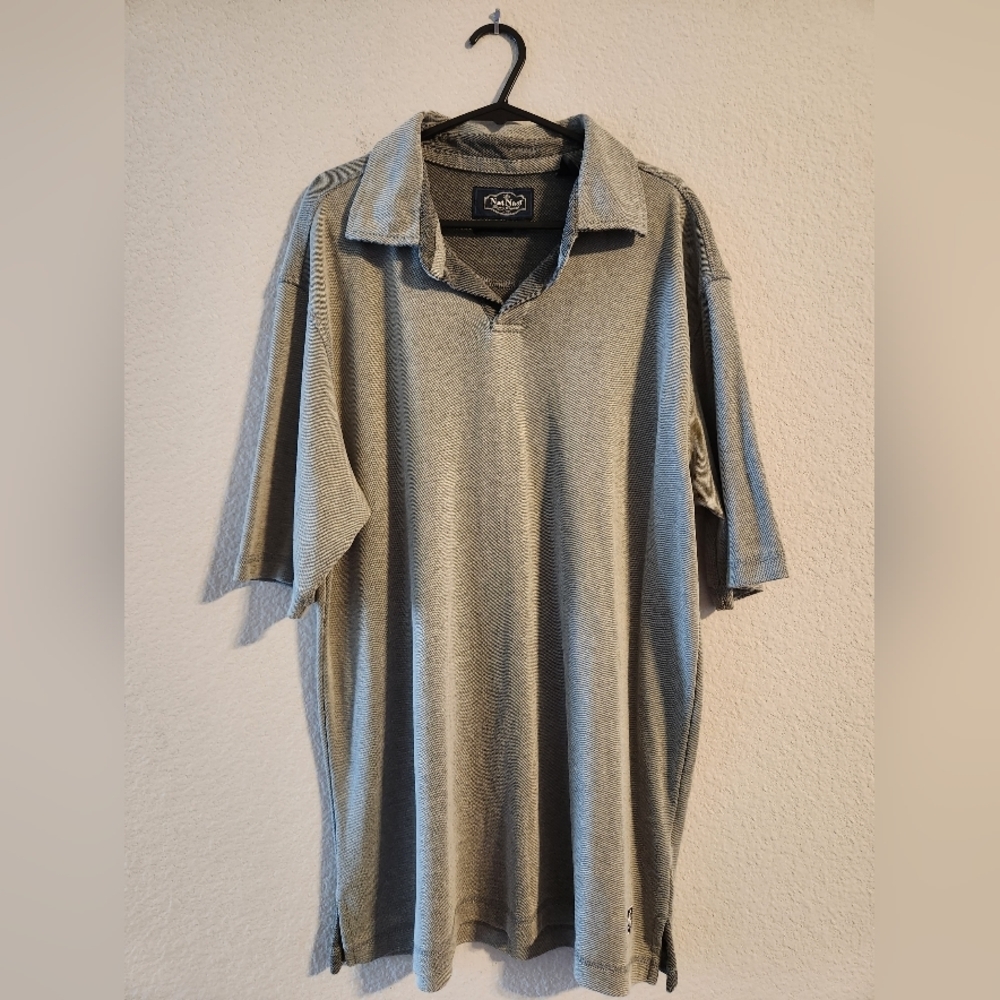 Nat Nast American Fit Men’s short sleeve polo size medium